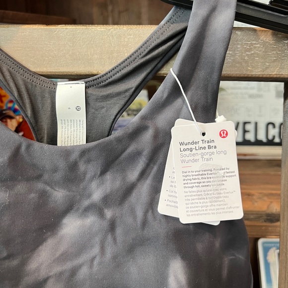 NWT Lululemon women’s set wunder train long line bra and align hr short size 6/4 - Picture 2 of 7